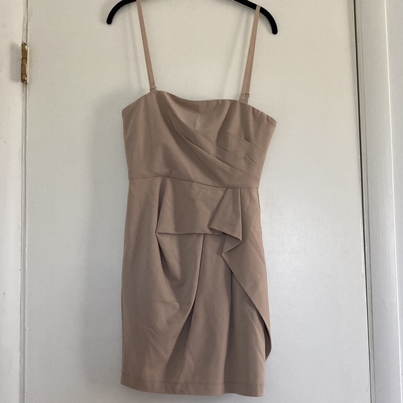 BCBG Max Azria “Grace” Dress Size 4 “Light Desert” Color - Picture 2 of 9